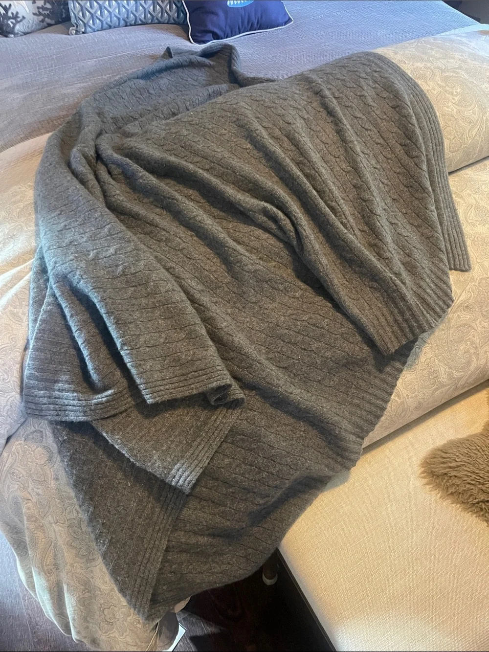 Ralph Lauren 100% Cashmere throw blanket